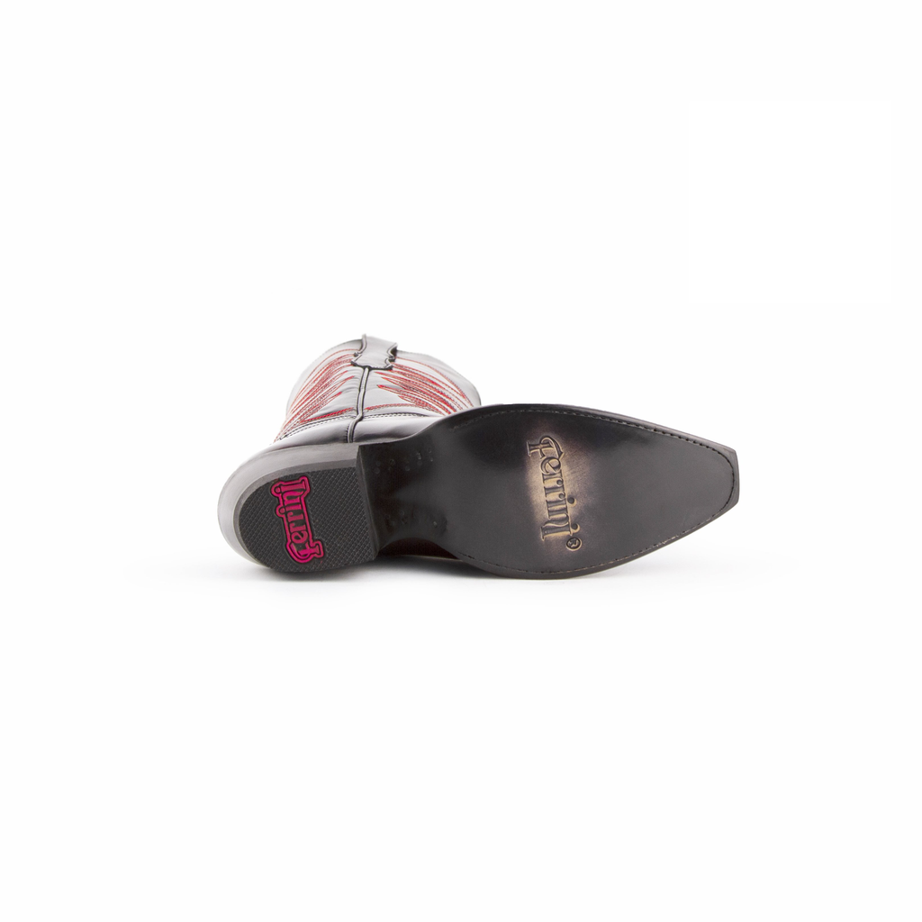 Ladies Spitfire Black/Cherry V-Toe