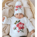 Rose Crew Neck Sweater For Baby & Toddler