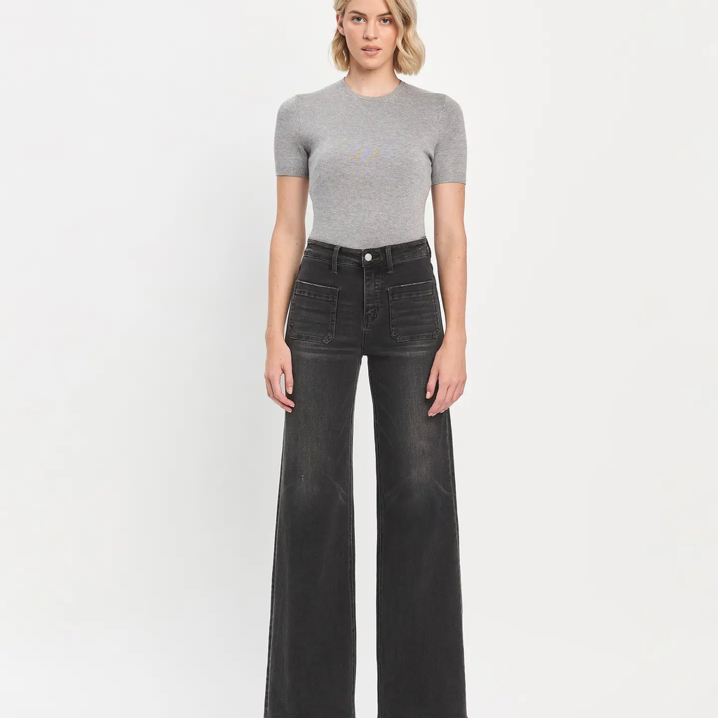 High Rise Wide Trouser Jeans | Engross