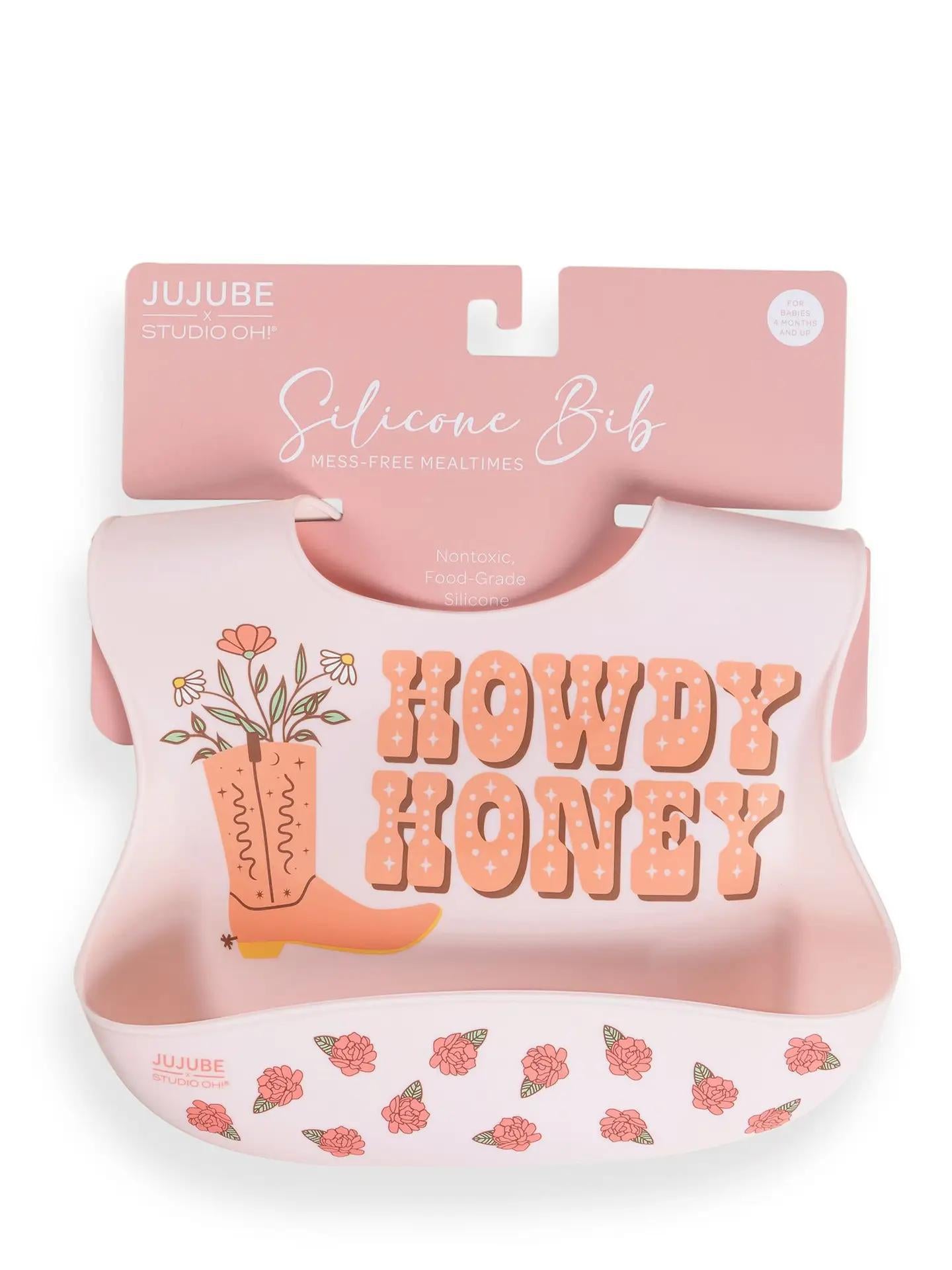 Silicone Bib Bloomin' Boot