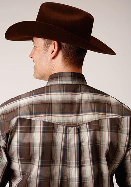 MENS L/S SHIRT   AMARILLO Y/DYED PLAIDS  1227 PINEWOOD PLAID