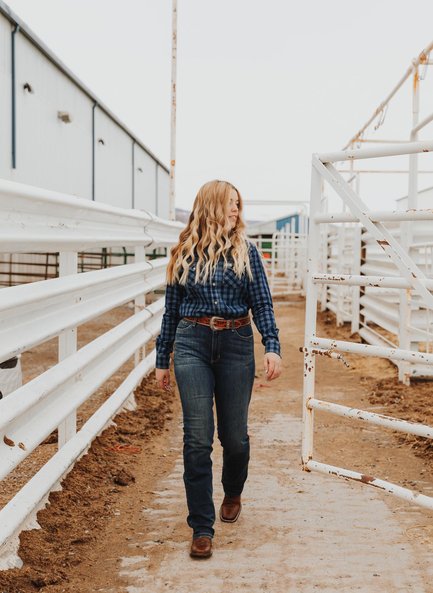KIMES WOMENS JEANS - SARAH BLUE