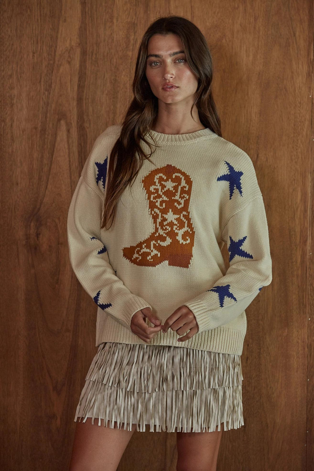 Knit Sweater Long Sleeve Pullover Top