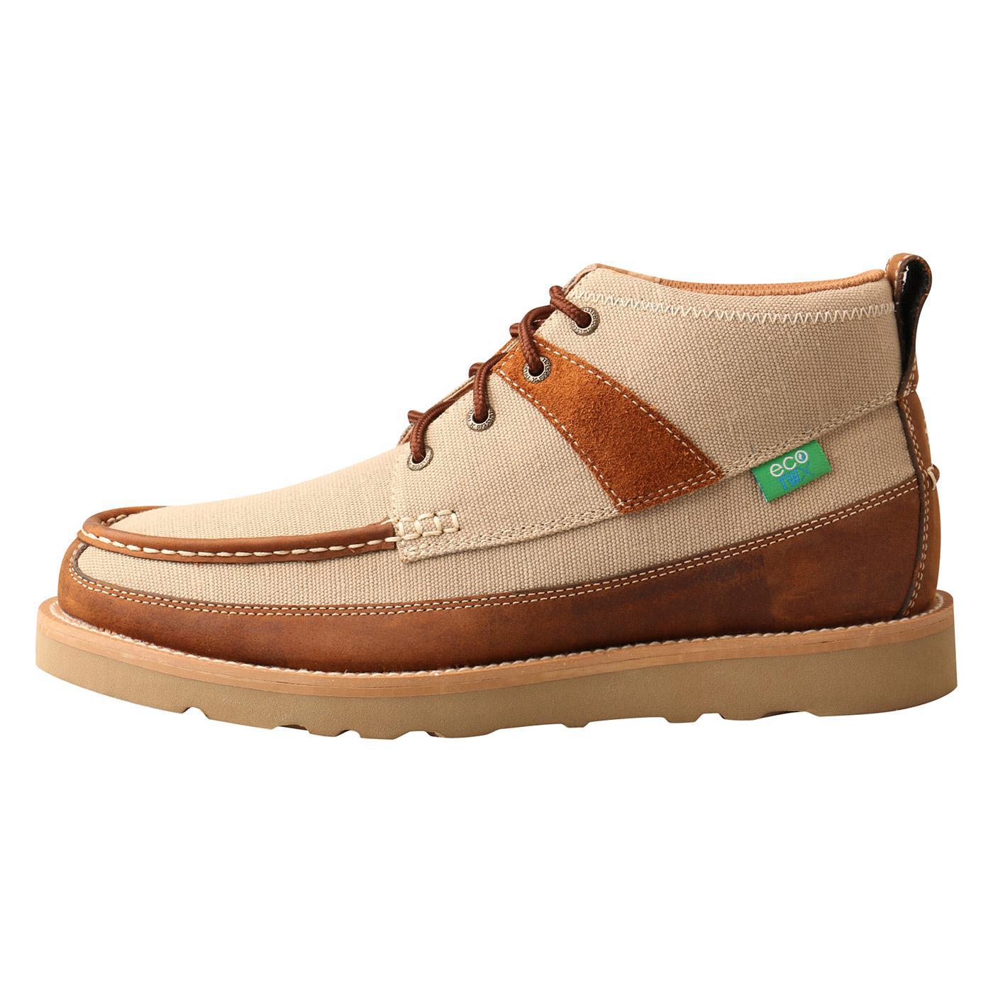 MENS WEDGE SOLE BOOT -KHAKI/OILED SADDLE MCA0031