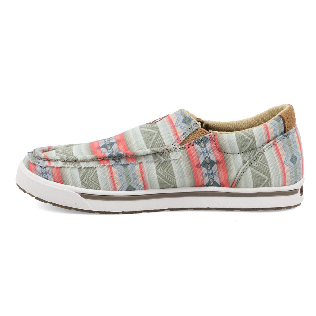 Twisted X Youth Hooey Slip-On Loper - Pink Multi YHYC007