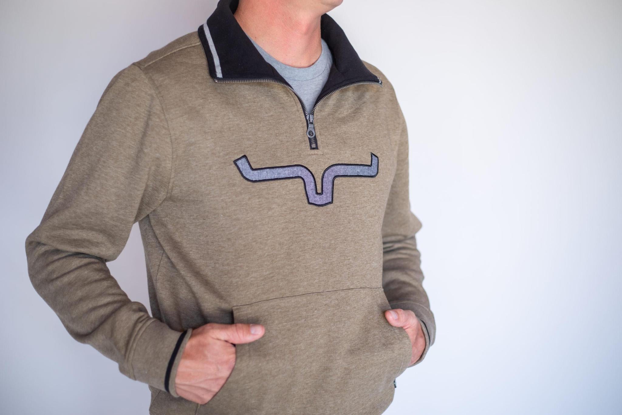 KIMES MEN'S FILMORE FLEECE ARMY HEATHER