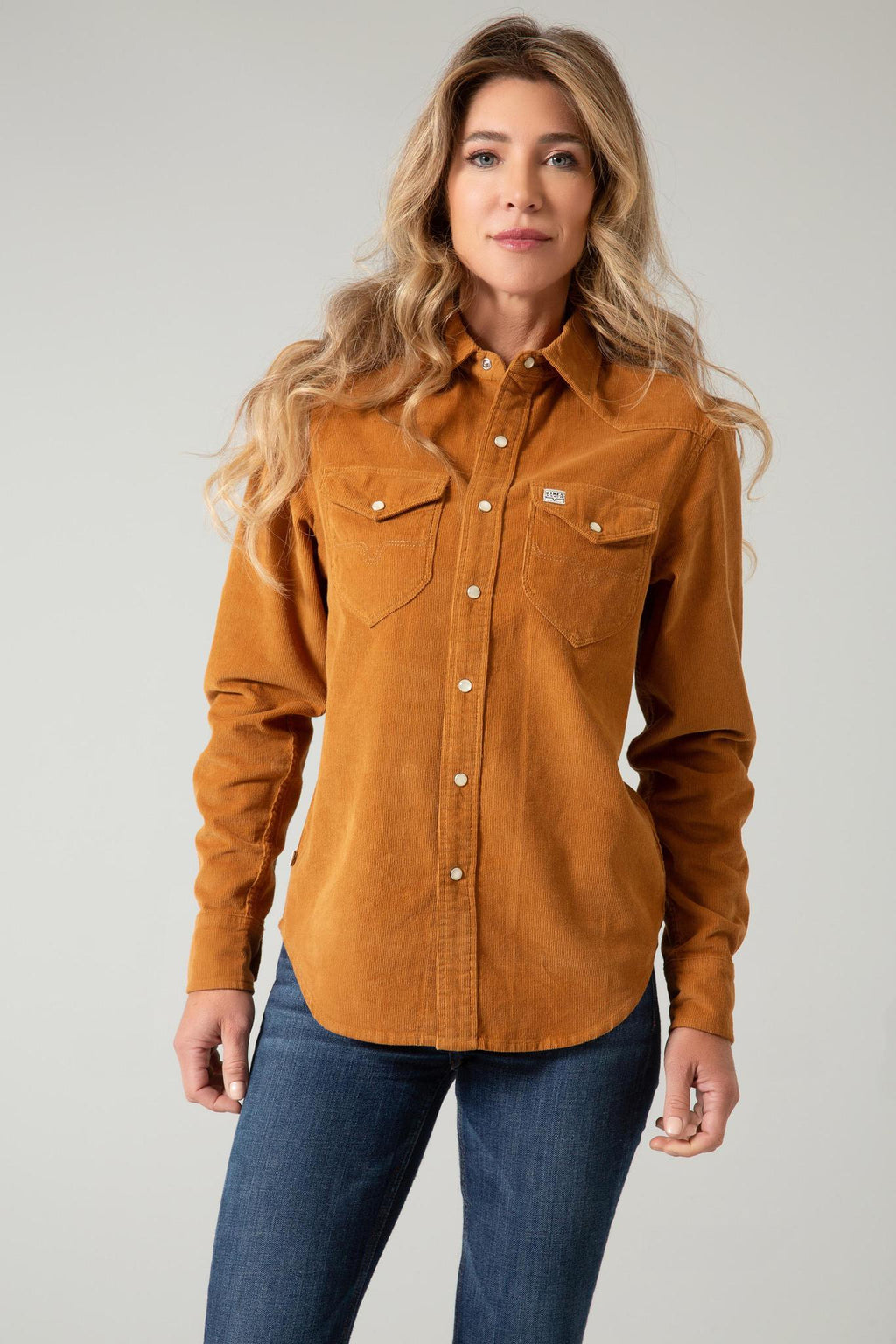 Kimes Women's Dixon Cord Top Camel