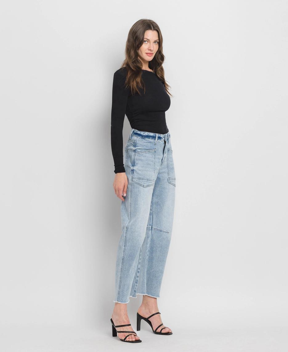 Super High Rise Barrel Jeans | Heroine