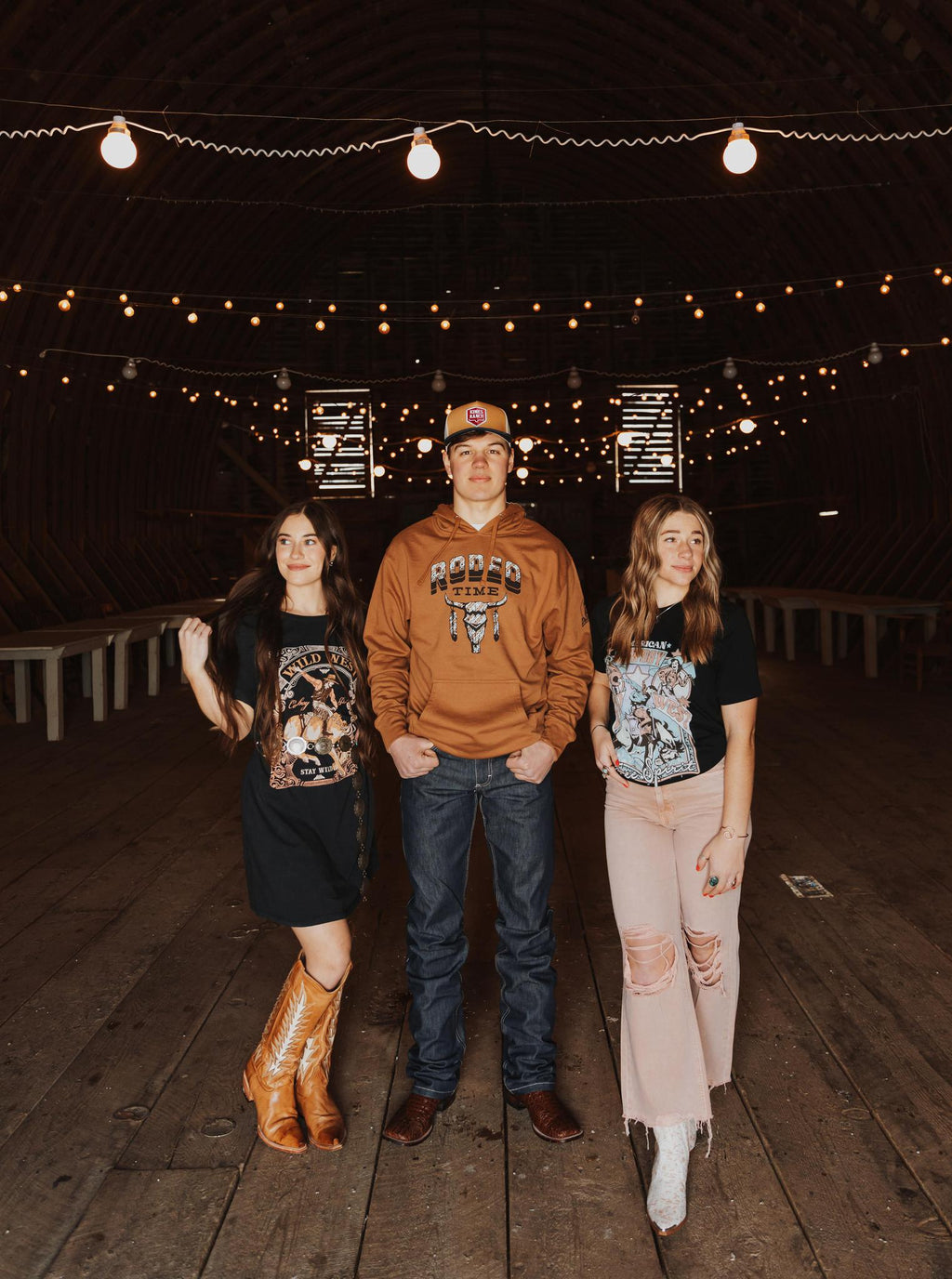 RODEO TIME TRIBAL HOODIE