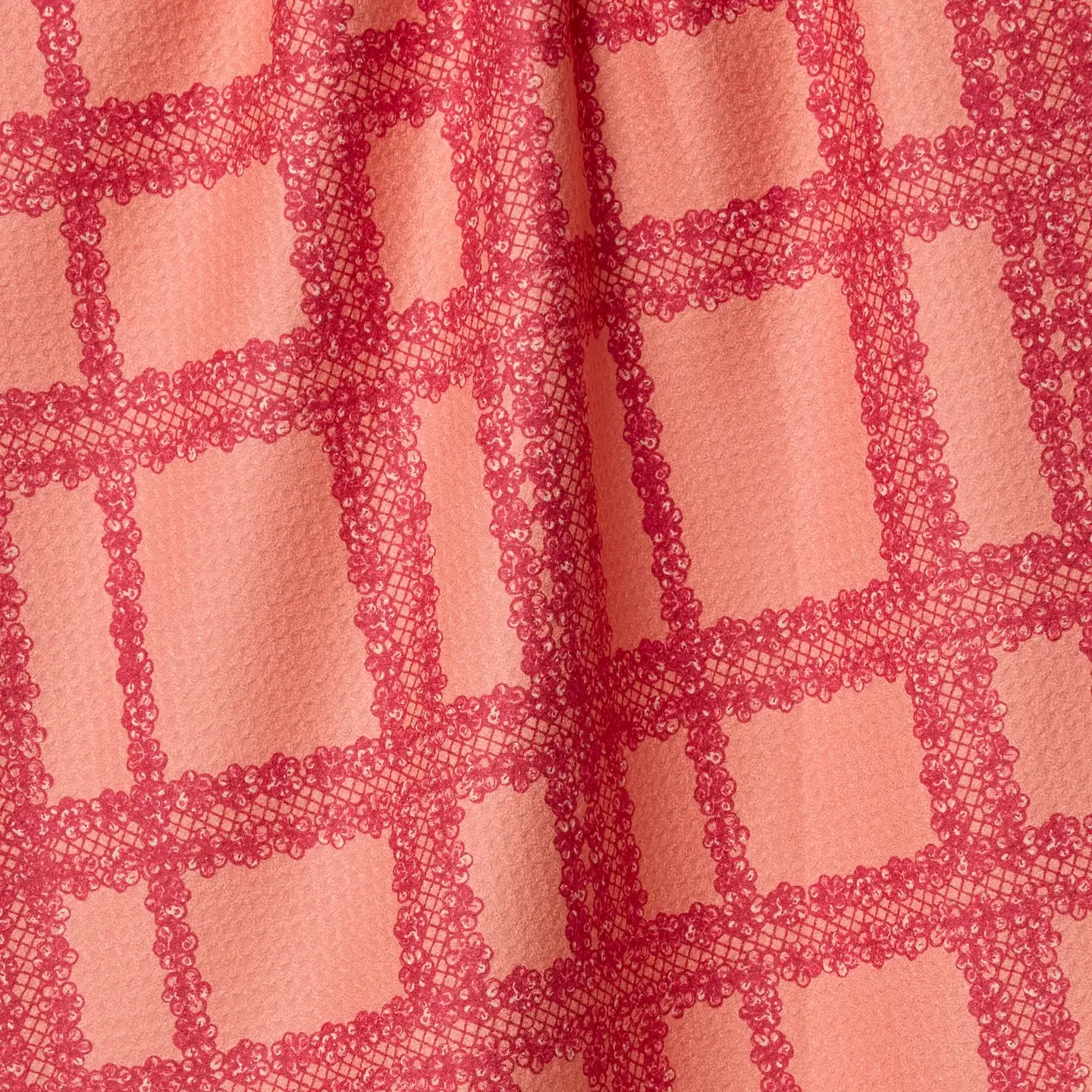Lacy Plaid Tea Towel