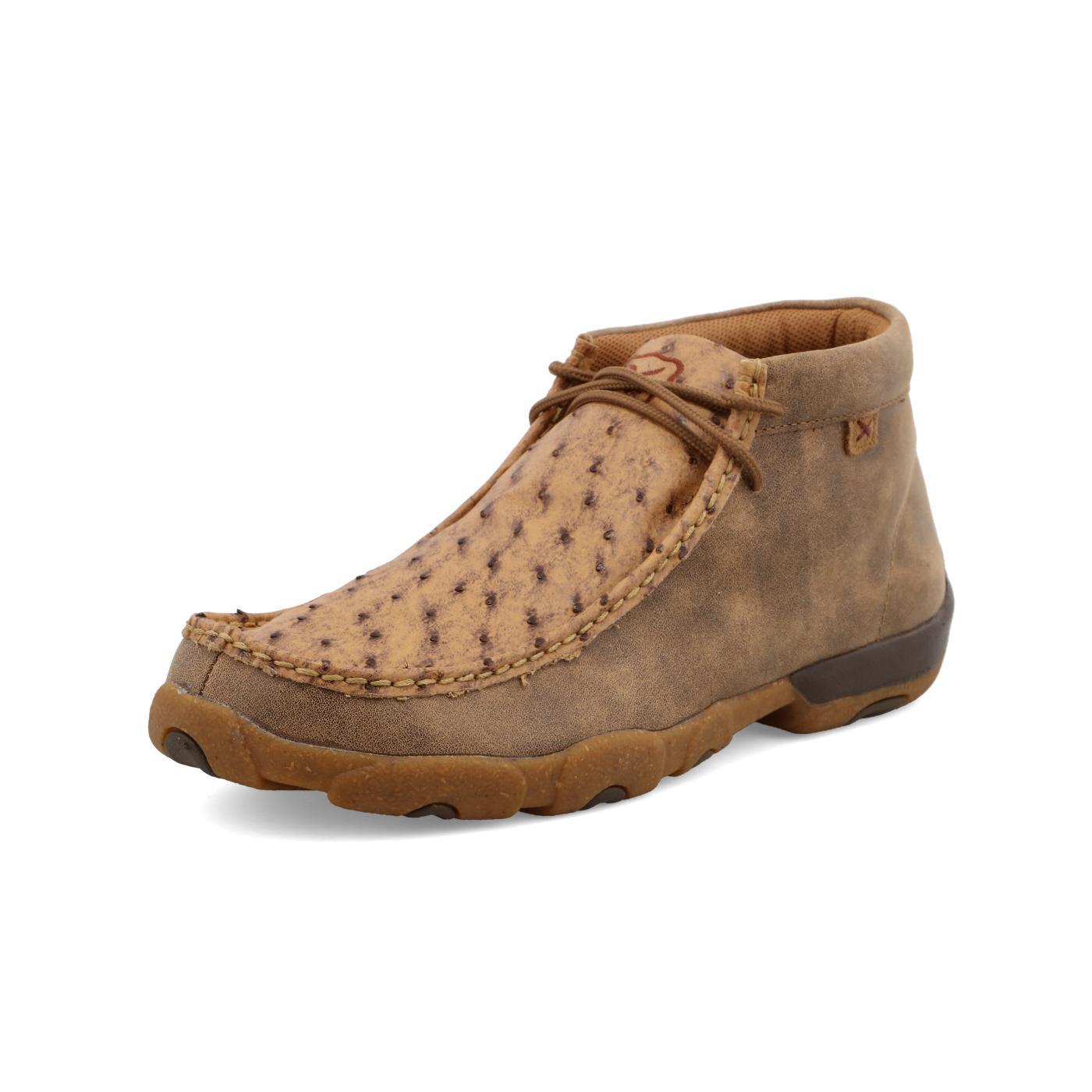Chukka Driving Moc - Bomber & Tan Ostrich MDM0088