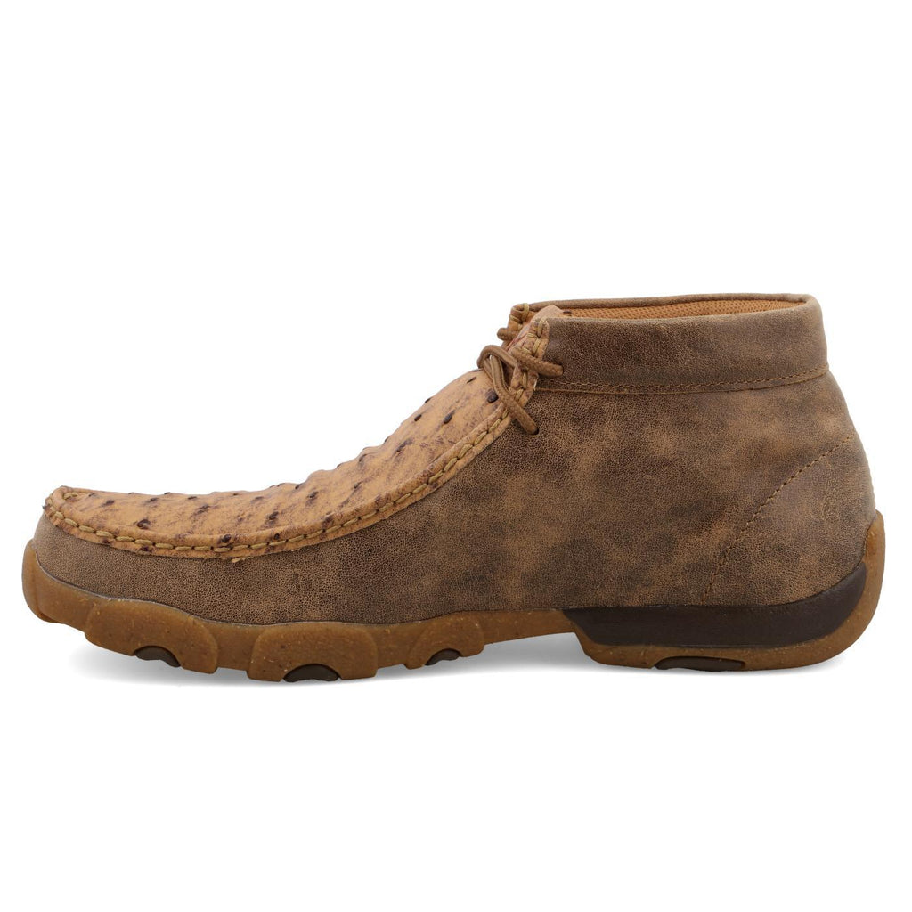 Chukka Driving Moc - Bomber & Tan Ostrich MDM0088