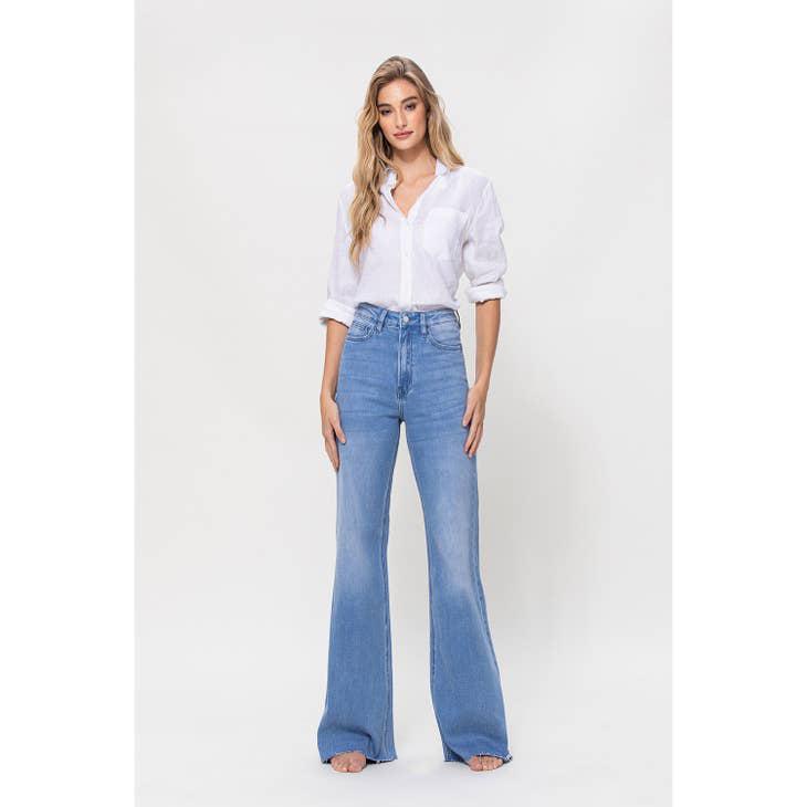 SUPER HIGH RISE WIDE LEG JEAN - WORK SONG