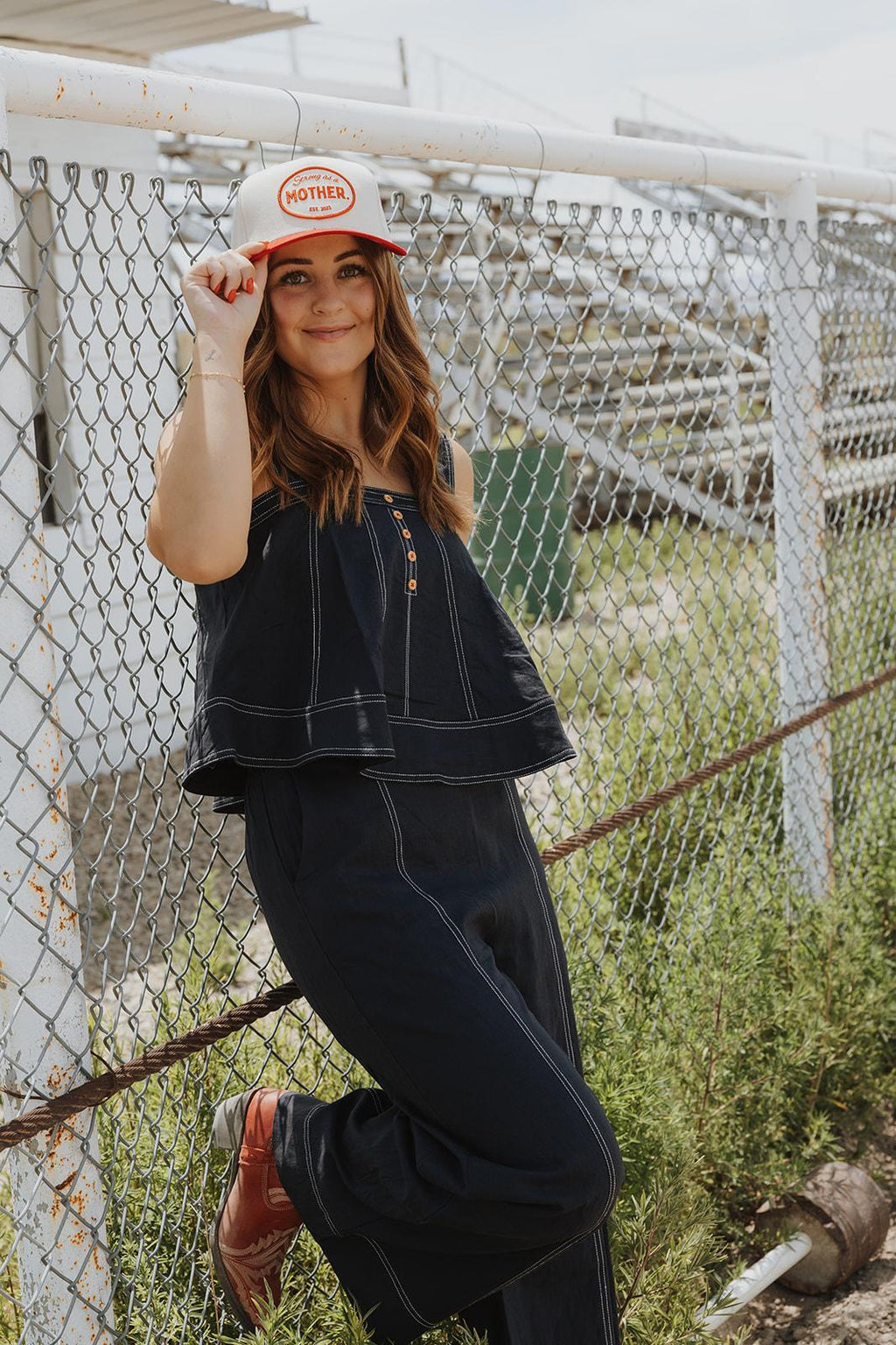 Vintage Strong As A Mother® Patch Hat