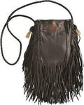 Black Tooled Pouch