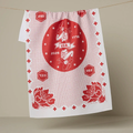 USA Cowgirl Tea Towel - WHITE