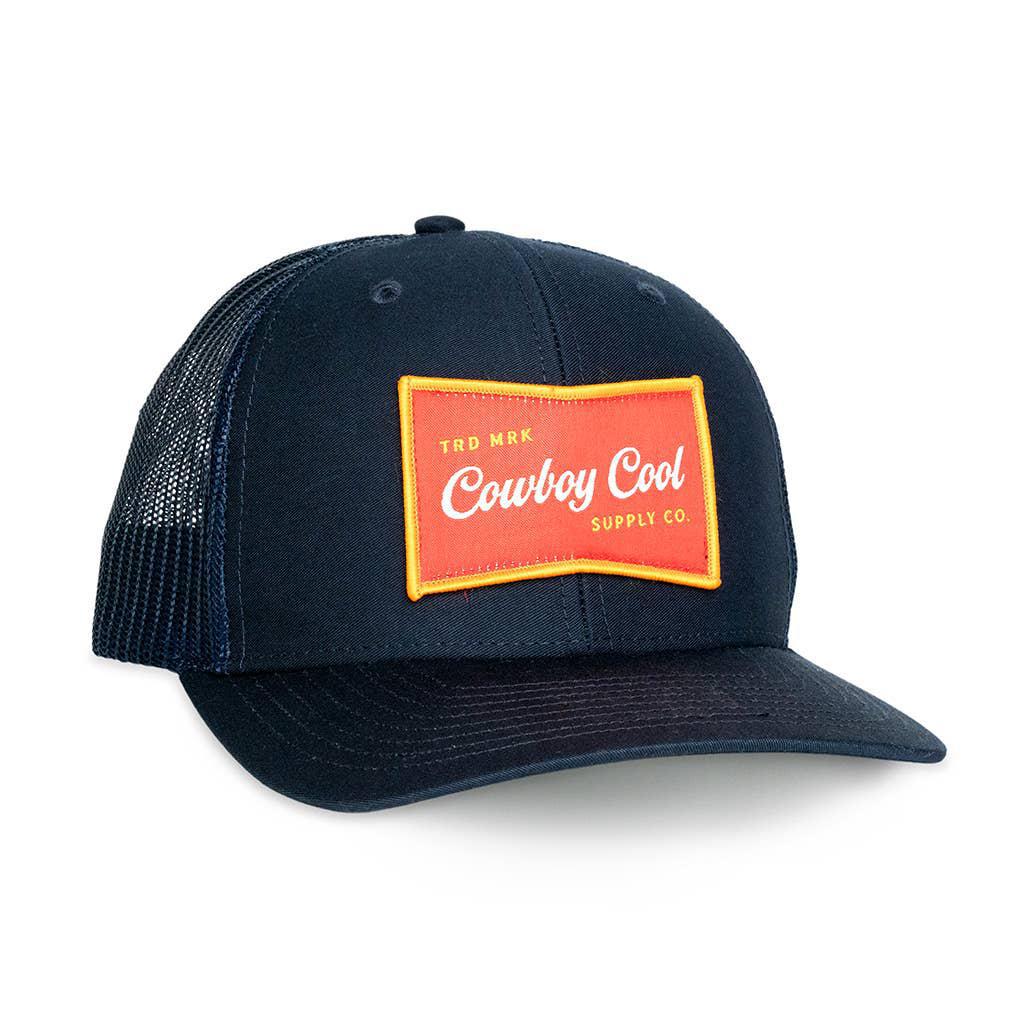COWBOY COOL BANQUET HAT - NAVY