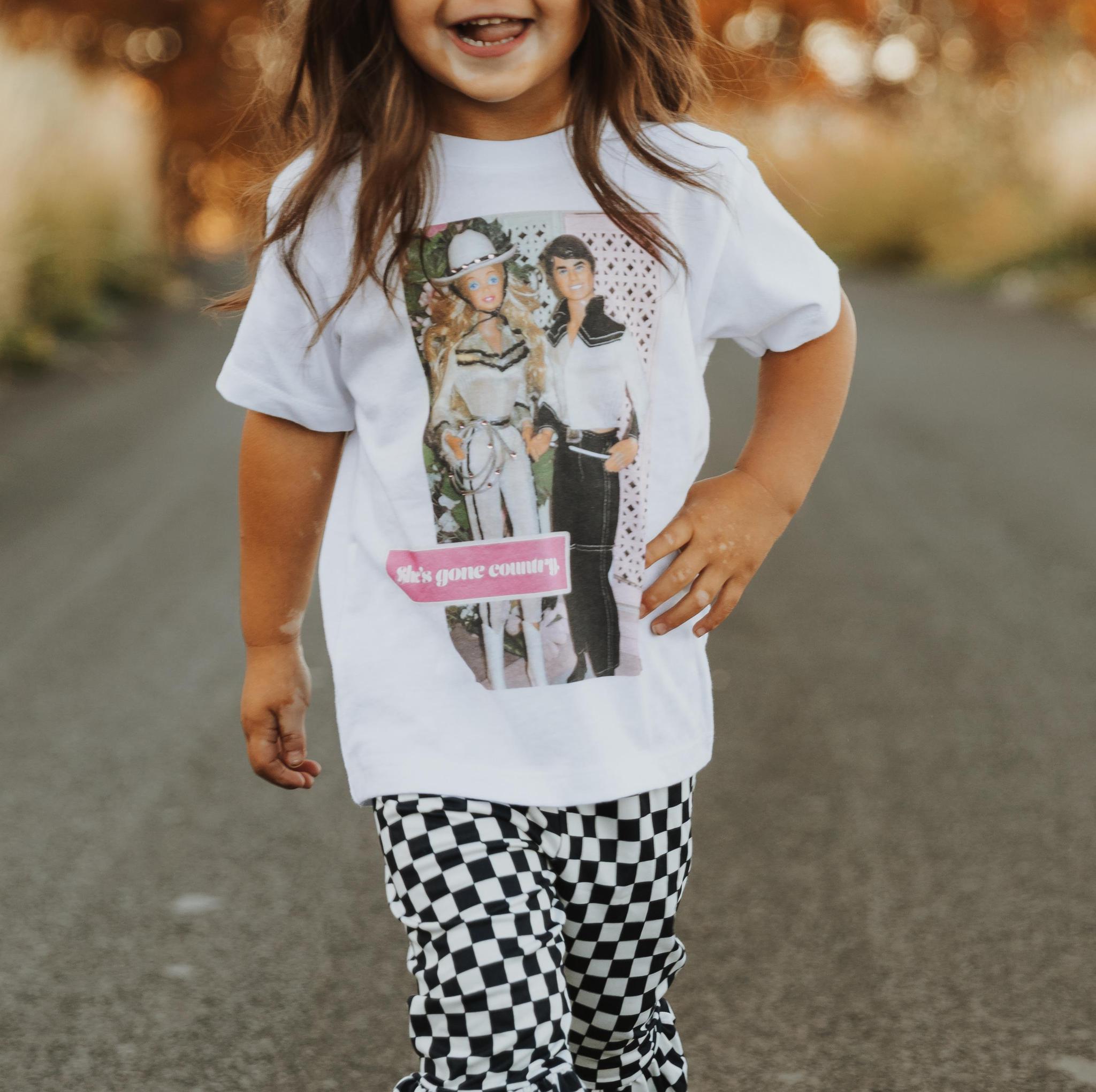 GINA KIDS She's Gone Country Sparkle Tee