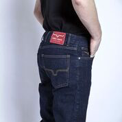 Wayne-Mens Jeans-Blue