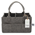 Diaper Caddy in Peppercorn