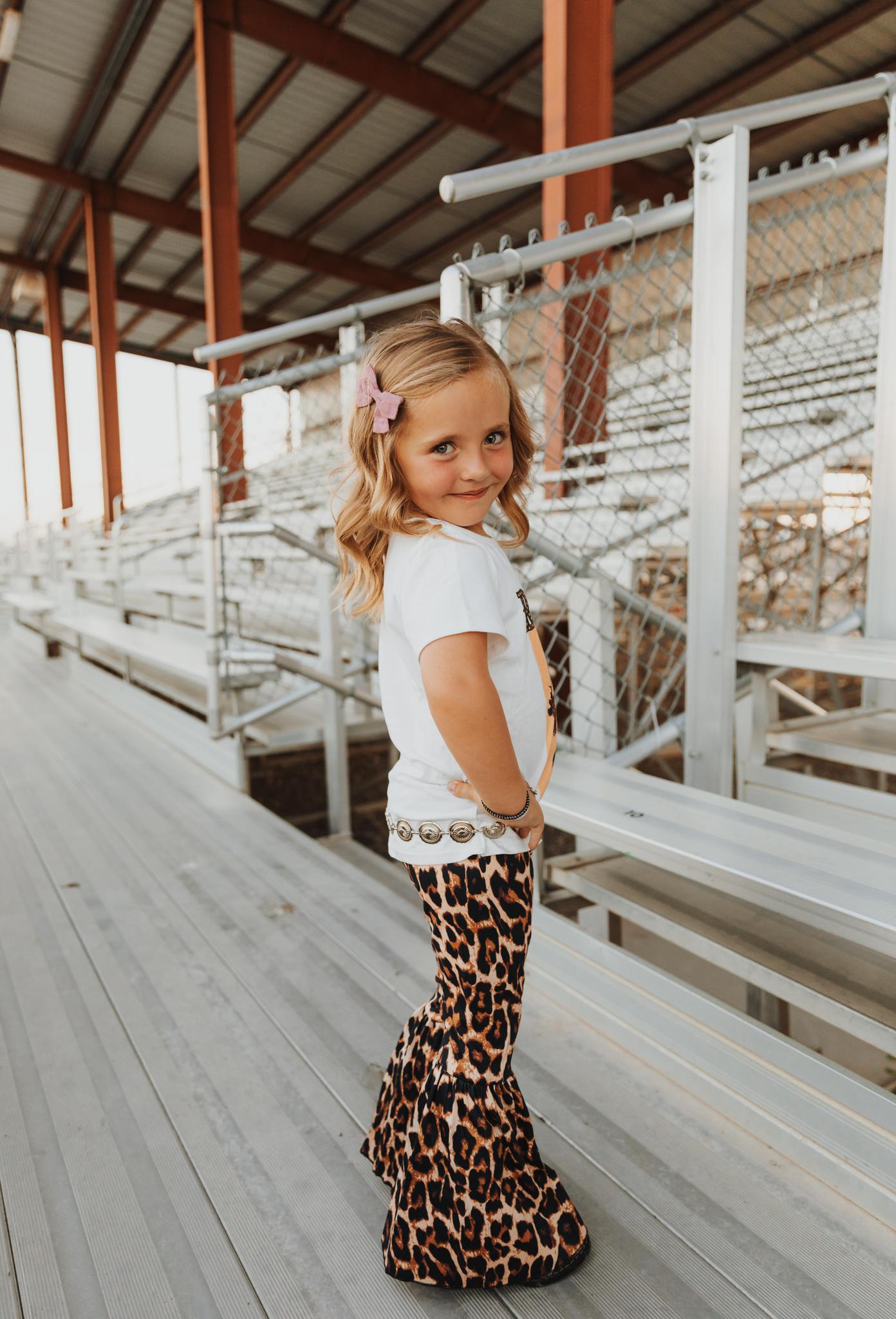 RODEO GRAPHIC AND LEOPARD PANT SET