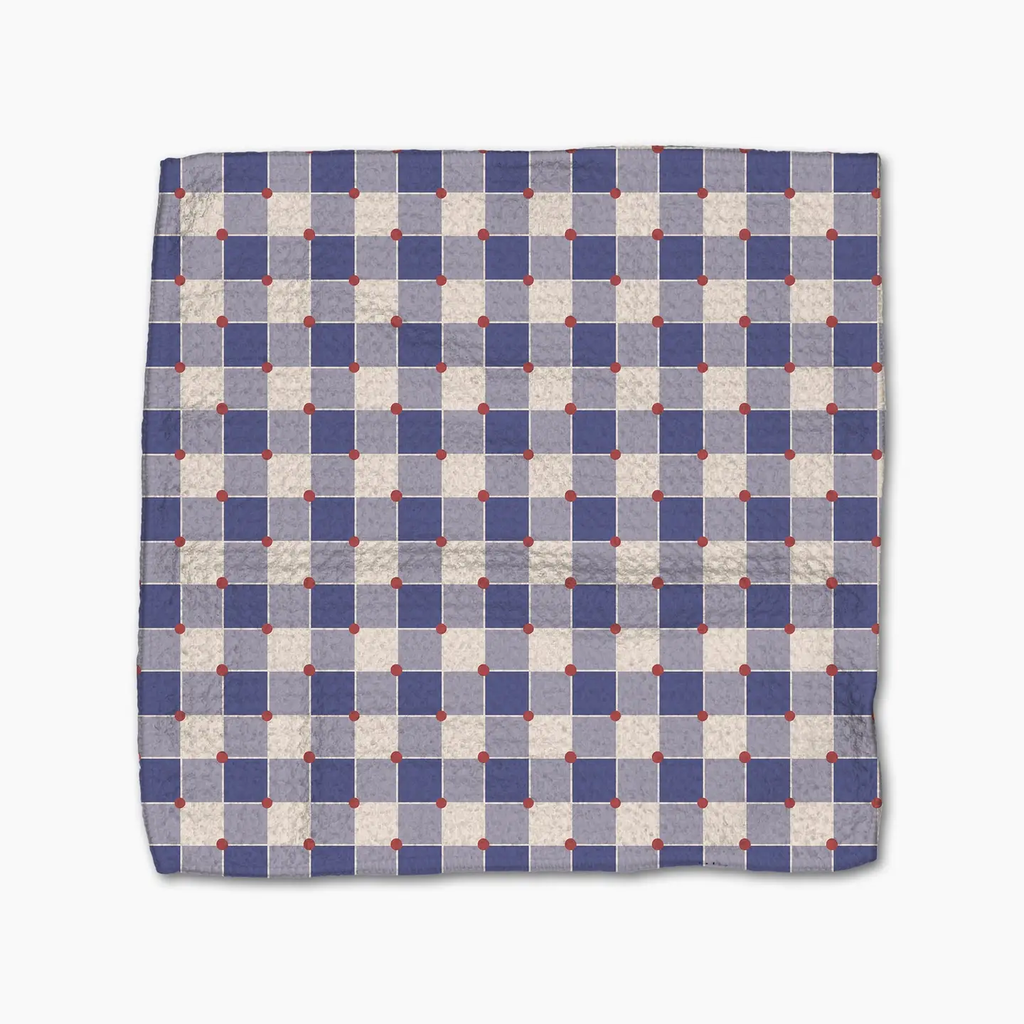 Nautical Gingham Dishcloth Set