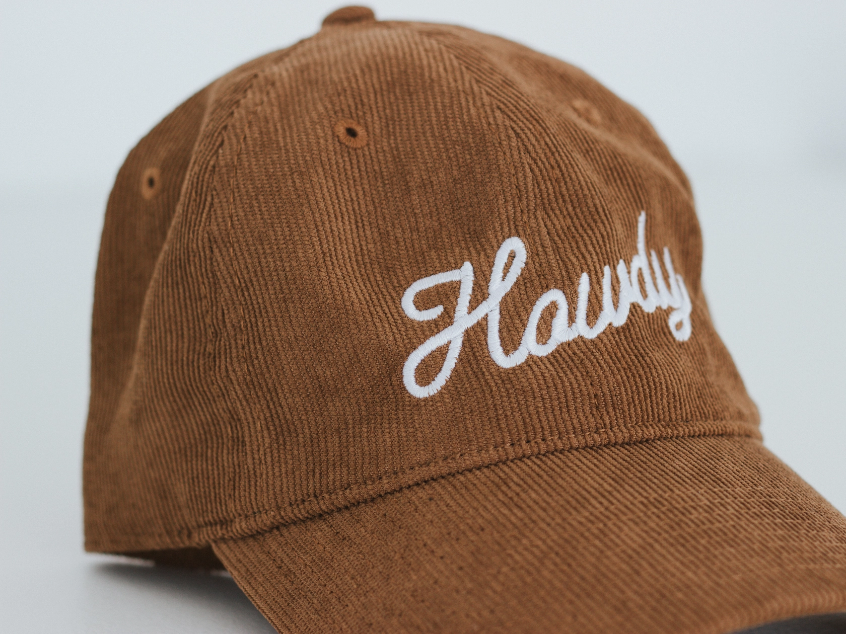 Howdy Modern Corduroy Hat