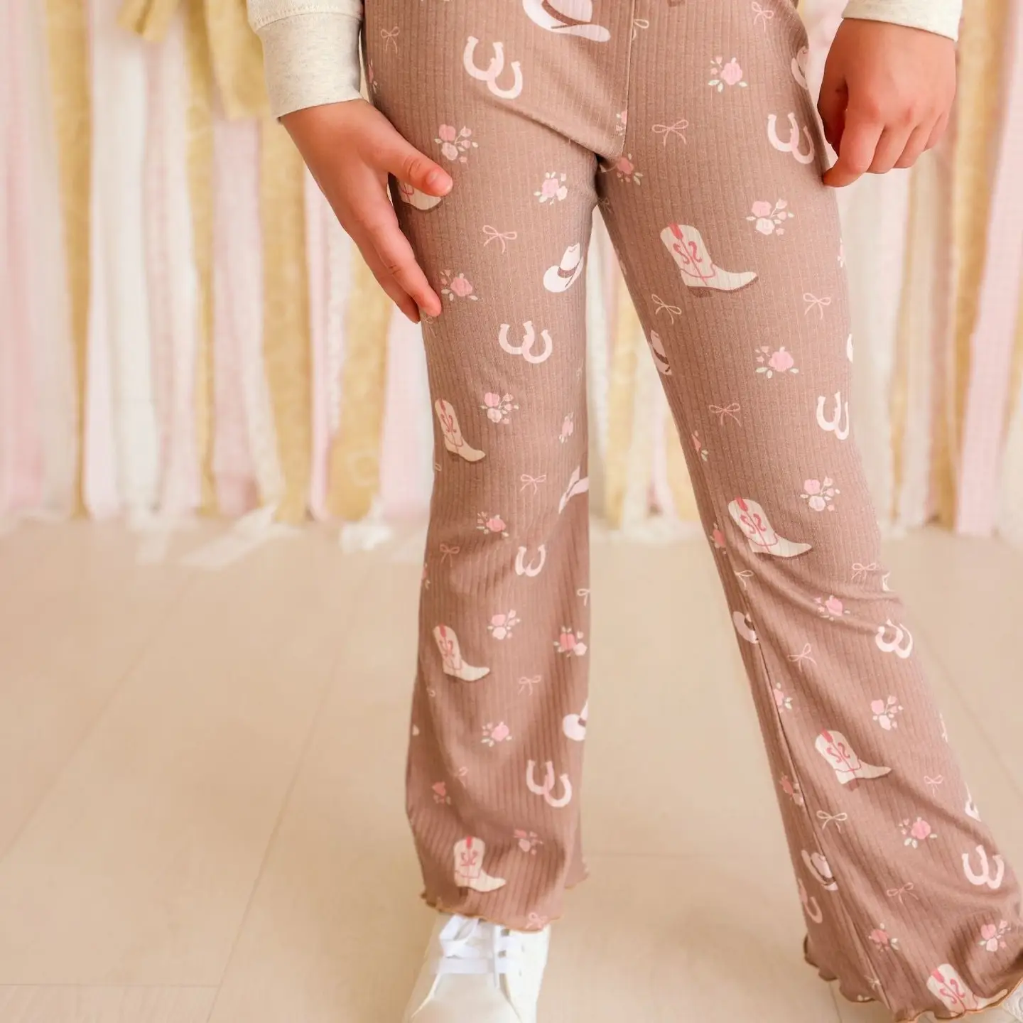 Howdy Darling Western Flare Legging - Kids Boutique Clothing