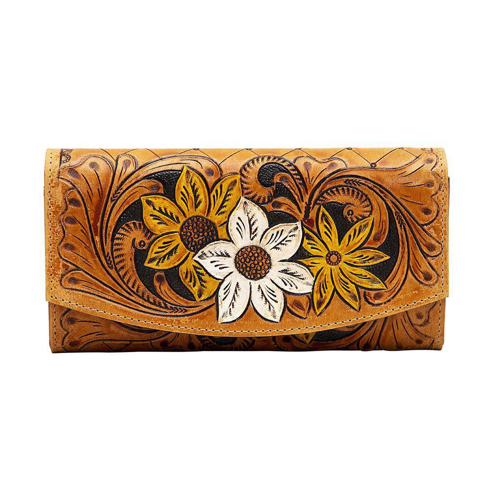 BROWN GARDEN WALLET S-5828