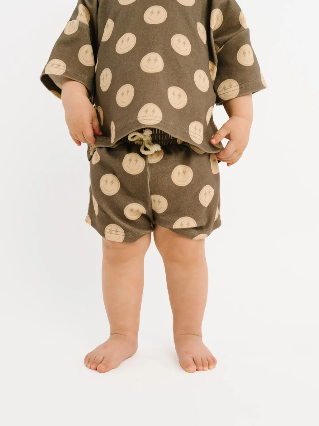 Neutral Smileys Slouchy Set
