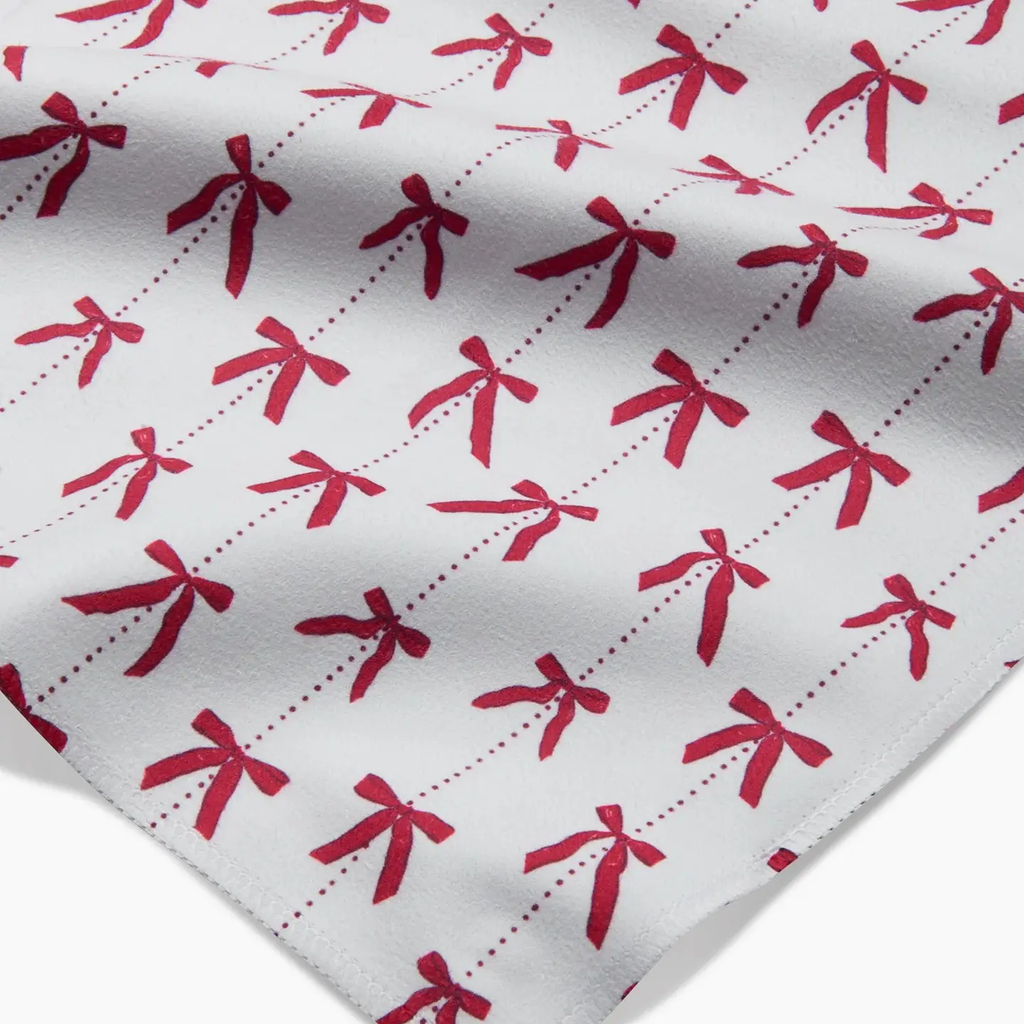 Little Bows and Pearls Dinner Napkin Set