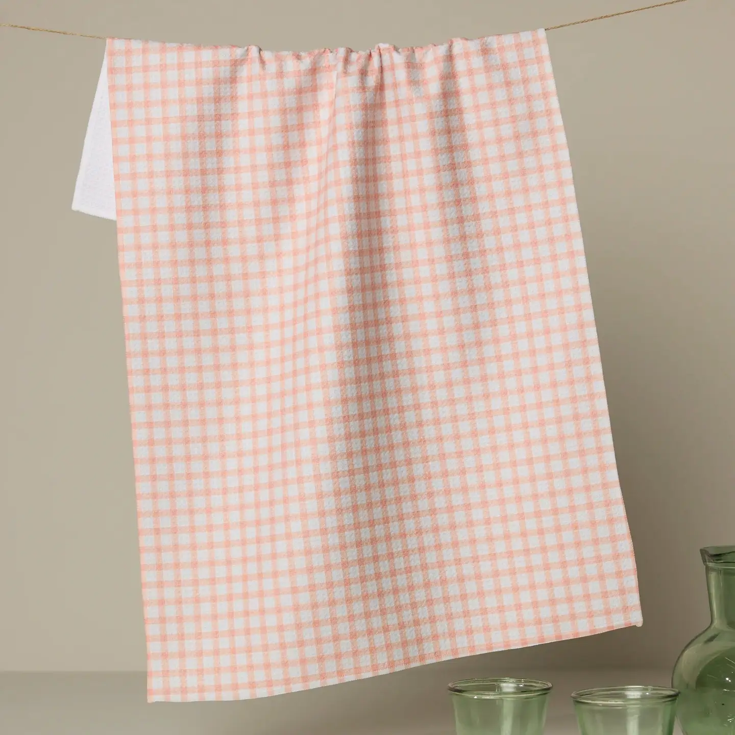 Peach Darling Tea Towel