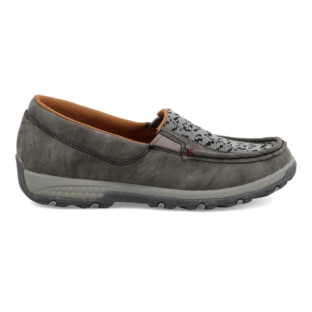Slip-On Driving Moc - Grey & Grey Multi WXC0015