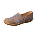 WOMENS SLIP ON CANVAS MOCCASINS - MULTI WLW0002