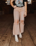 90S VINTAGE CROP FLARE - JULY SONG