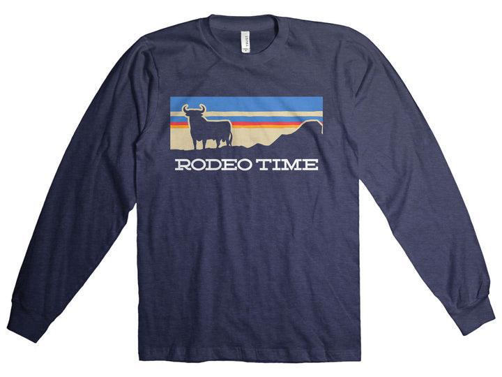 SUNSET NAVY LONG SLEEVE T SHIRT