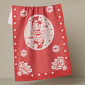 USA Cowgirl Tea Towel - RED