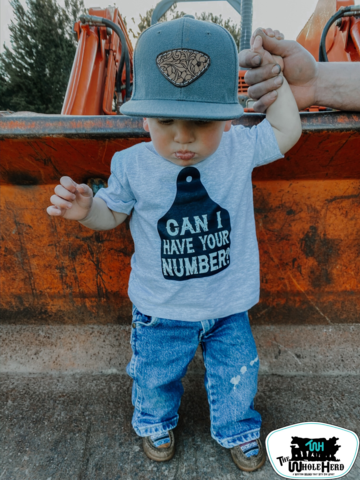 CAN I HAVE YOUR NUMBER? KIDS WESTERN TEE