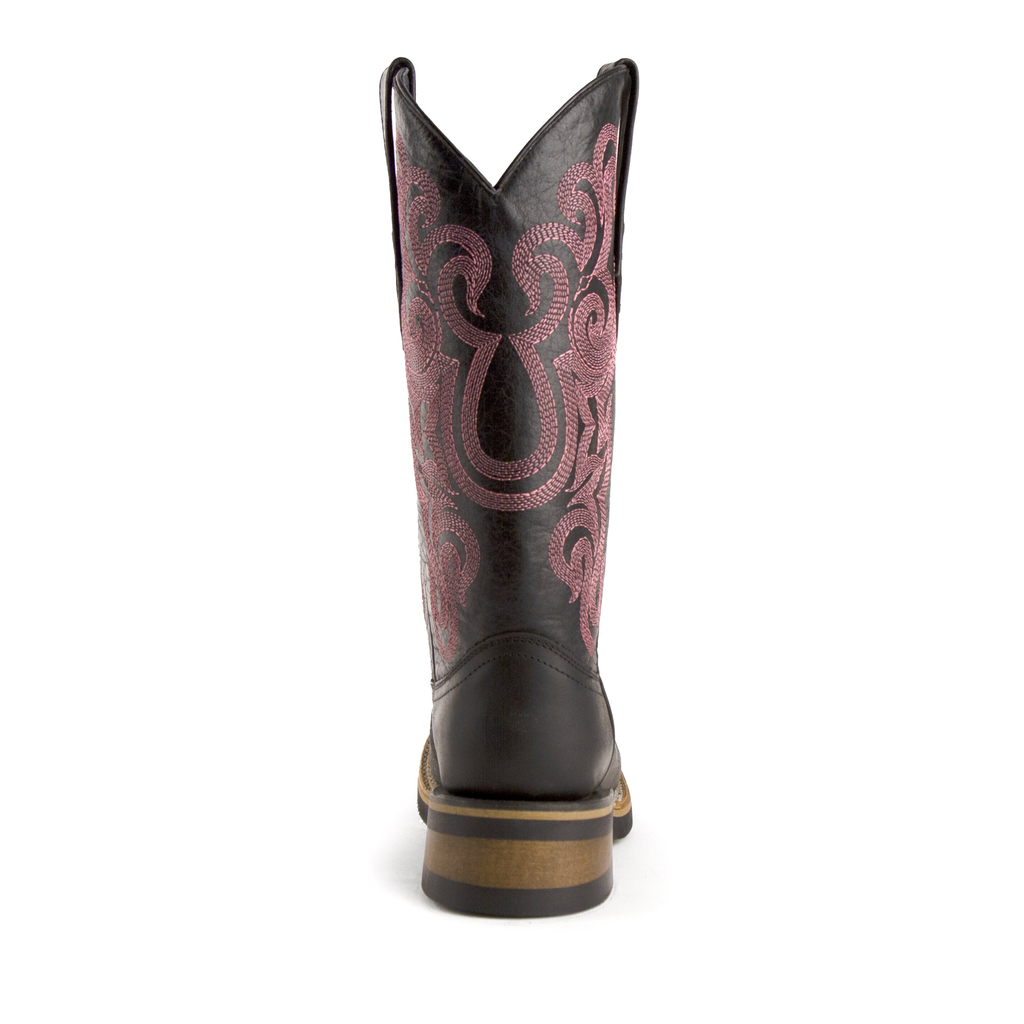 Ladies Maverick Black S-Toe