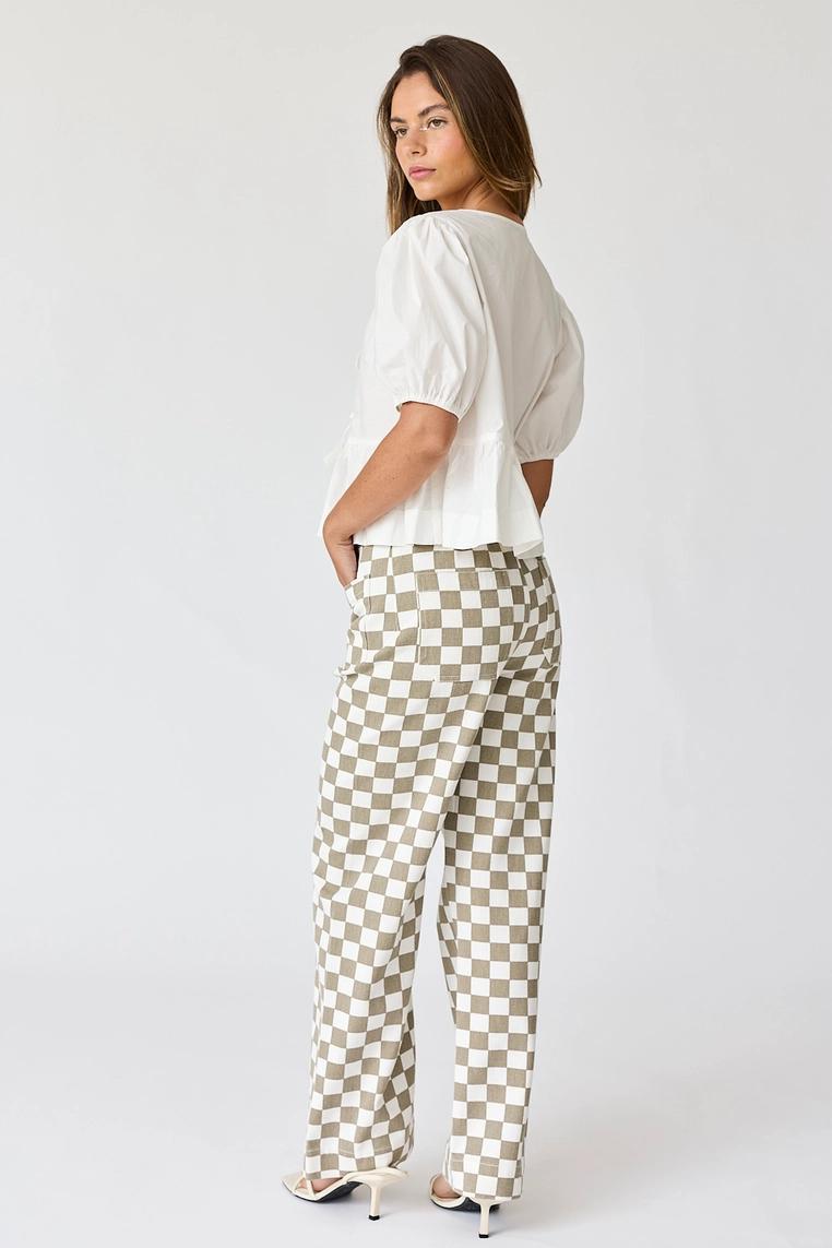 Hailey Bow Tie Detailed Blouse - White