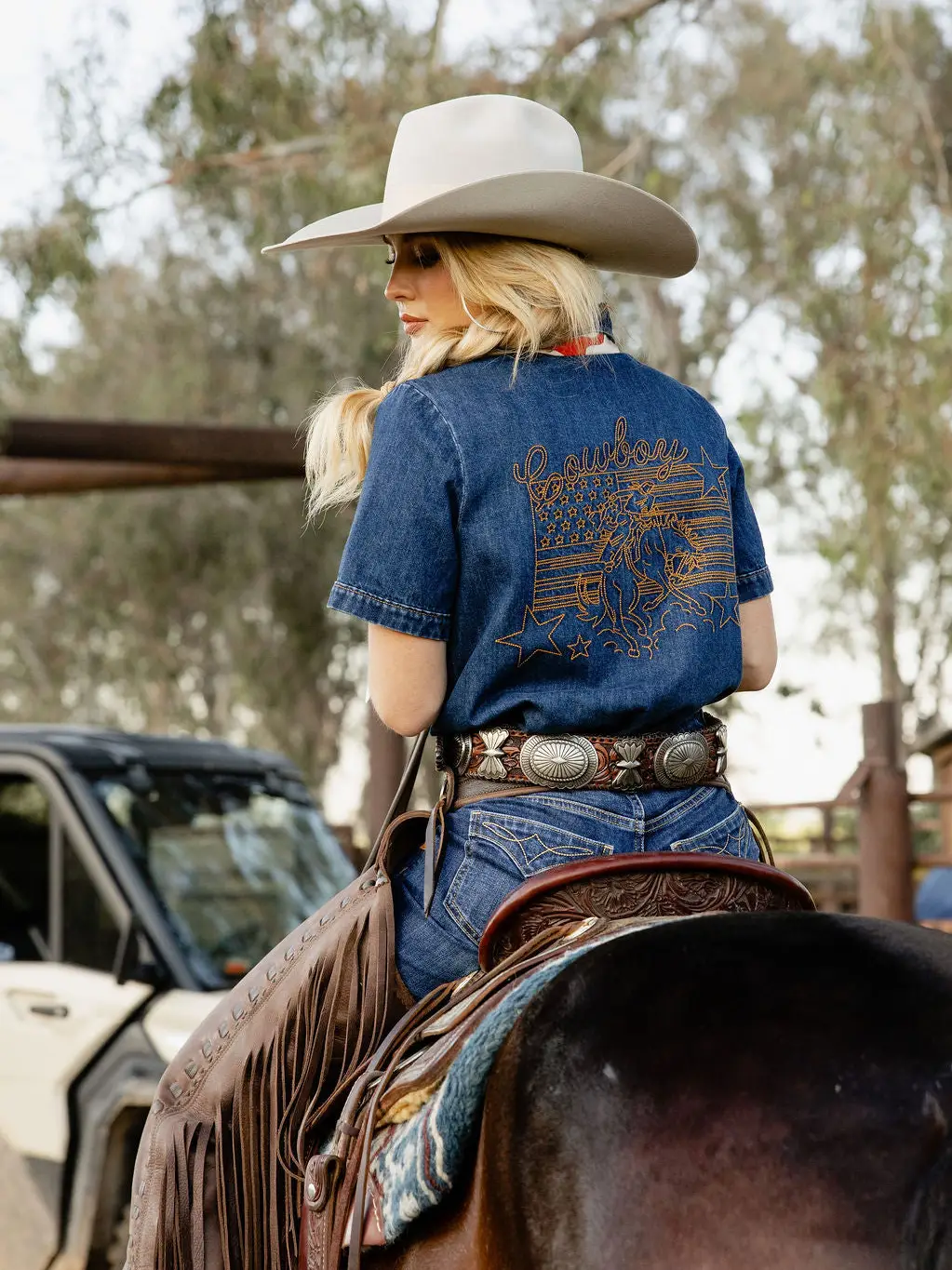 Freeman Ranch Denim Top