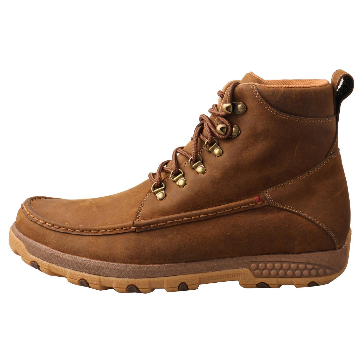 6" Driving Moc Hiker - Distressed Saddle MXC0011