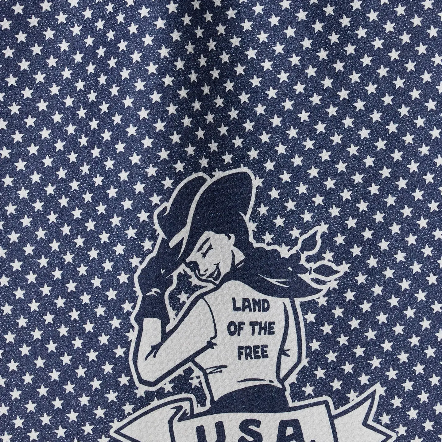 Star Cowgirl Tea Towel - BLUE