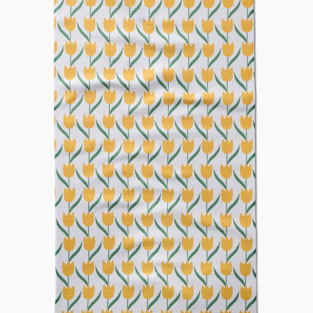 Tulip Flowers Tea Towel