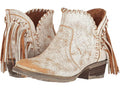LD WHITE  FRINGE SHORTIE Q0004
