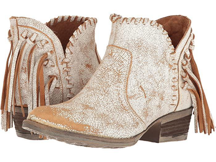 LD WHITE  FRINGE SHORTIE Q0004