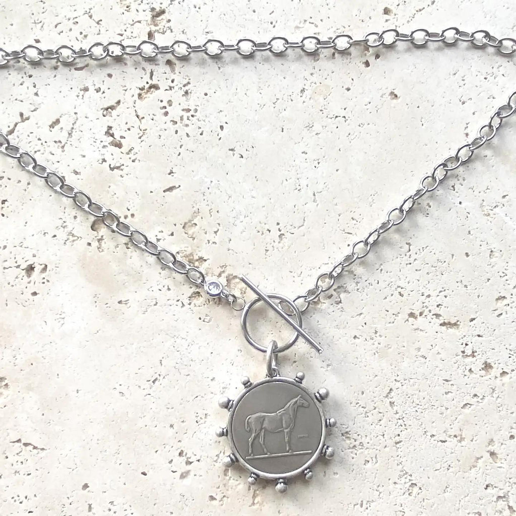 Horse Jewelry Equestrian Necklace Derby Moutain Boutique