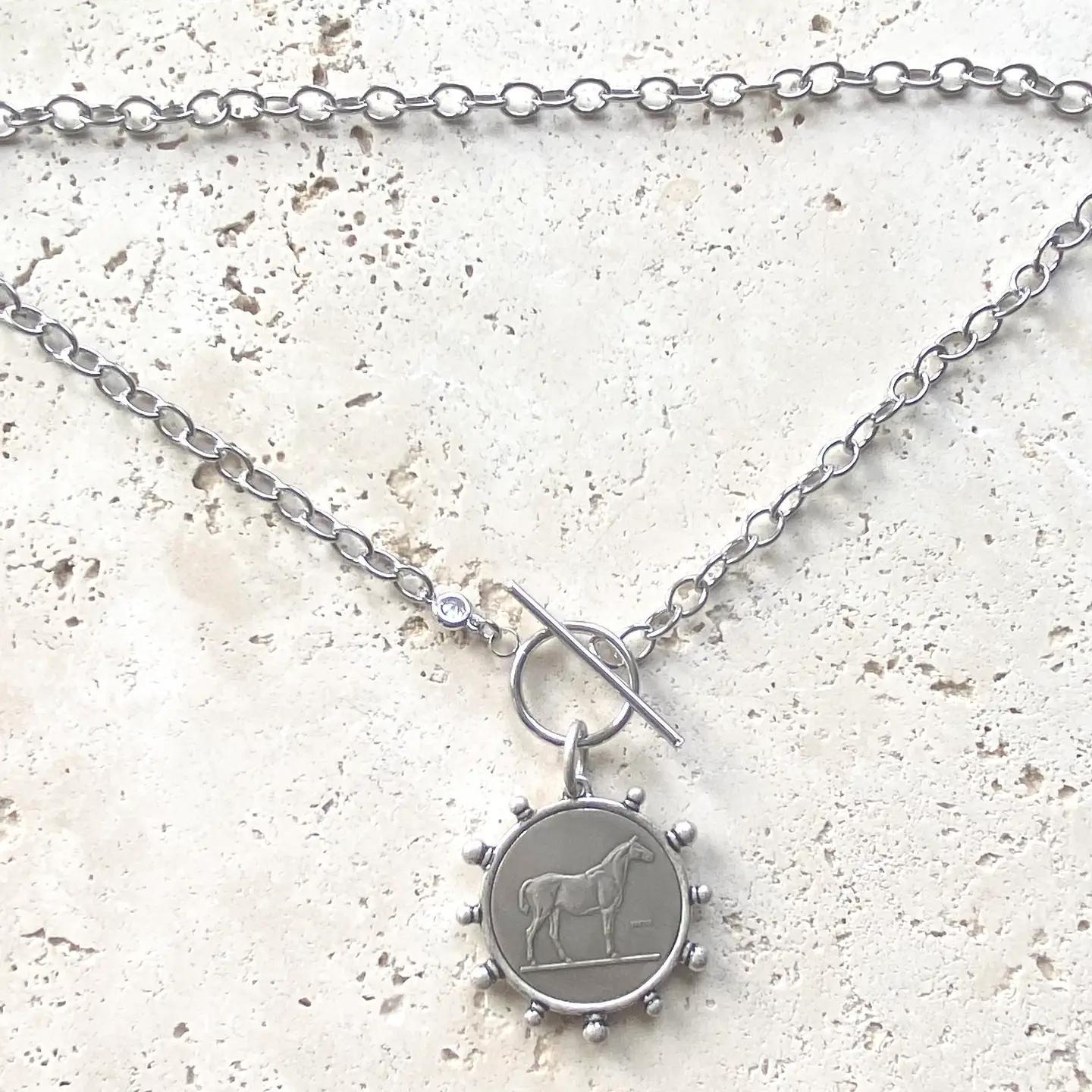 Horse Jewelry Equestrian Necklace Derby Moutain Boutique