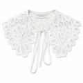 Lizzy Crochet Tie-Front Statement Collar