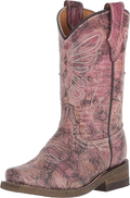 KD ROSE EMBROIDERY SQ. TOE E1473